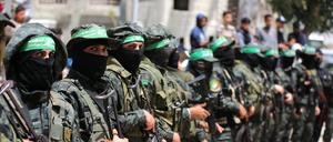Die Kassam-Brigaden, die Kämpfer der Hamas (Archivbild).