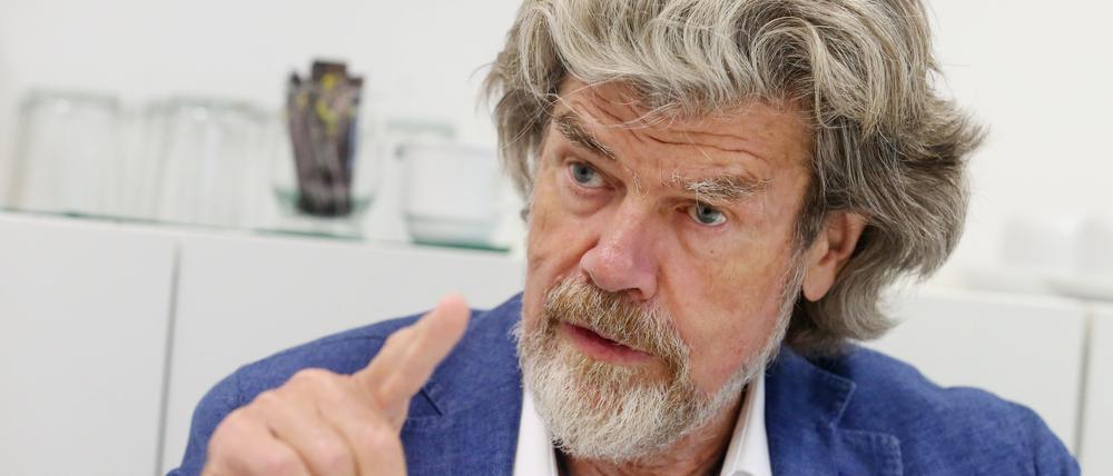 Extrembergsteiger Reinhold Messner hält im Kampf gegen Umweltzerstörung und Klimawandel das Predigen von Verzicht und Verboten für kontraproduktiv.