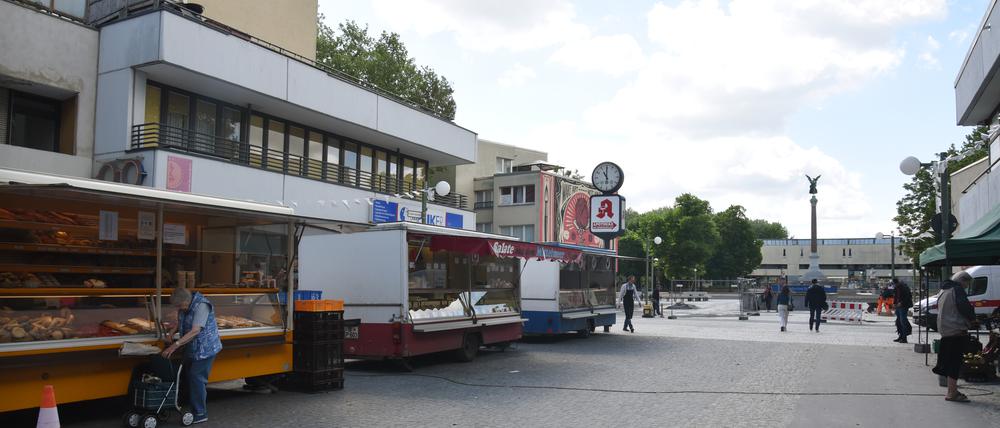 Der Mehringplatz in Berlin-Kreuzberg. (Archivbild)