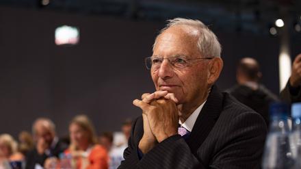 Wolfgang Schäuble beim 35. CDU-Parteitag in Hannover am 9. September 2022. 