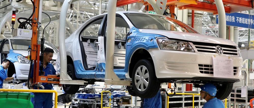 Mit dem chinesischen Partner SAIC baut VW Autos in der Provinz Xinjiang.