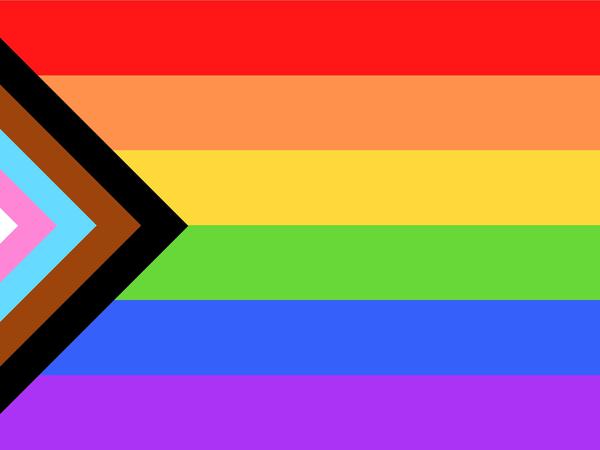 Die Progress Pride Flag.