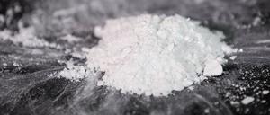 Kokain auf einem Tisch (Symbolfoto).