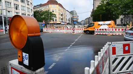 Seit Jahren wird in der Karl-Marx-Straße gebaut. Es sollen unter anderem Radwege entstehen.