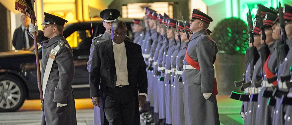 Cyril Ramaphosa bei einem Besuch in London im November.