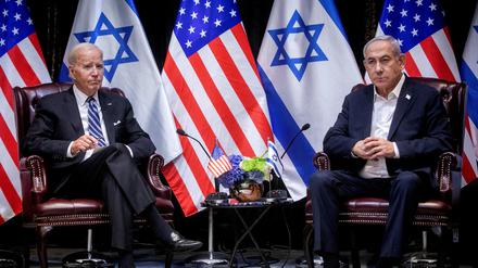 US-Präsident Joe Biden (links) und Israels Premierminister Benjamin Netanjahu haben ein schwieriges Verhältnis.