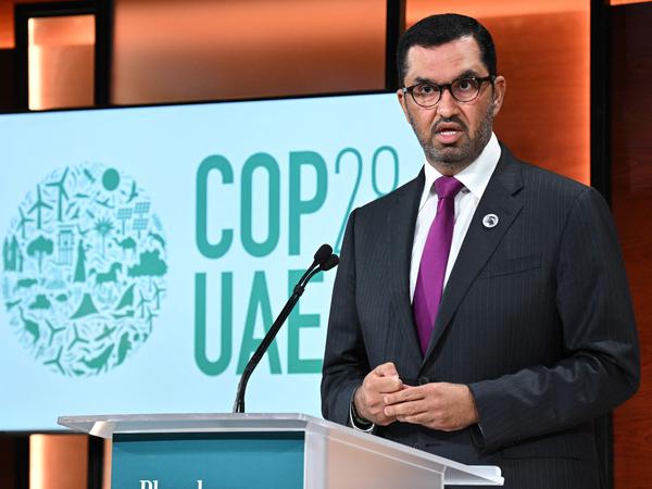 Vorsitzender der COP28 in Dubai: Sultan Ahmed Al Jaber.