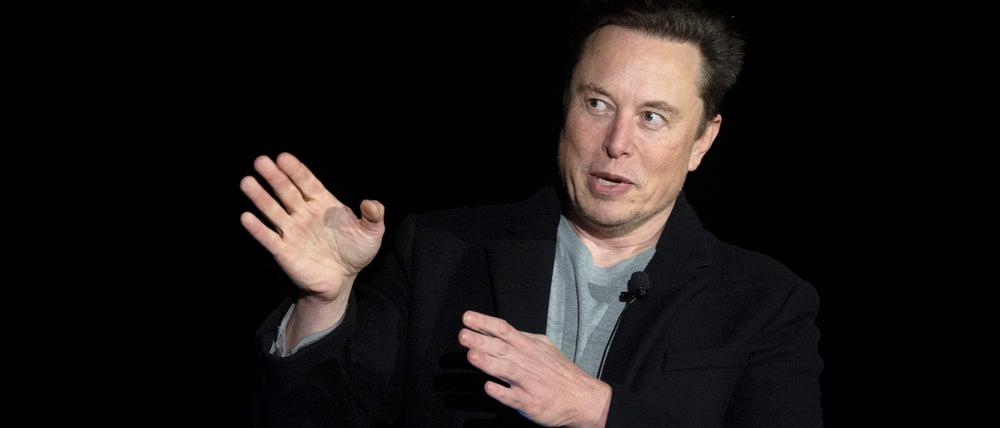 Elon Musk am 10. Februar 2022.