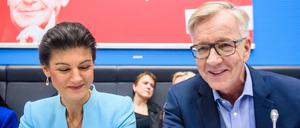 Sahra Wagenknecht und Dietmar Bartsch führten lange gemeinsam die Fraktion Die Linke im Bundestag. Heute gehen sie getrennte Wege. 
