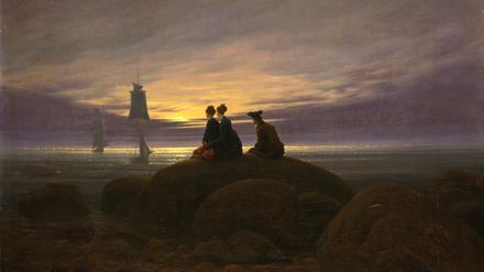 
Caspar David Friedrichs „Mondaufgang am Meer“ von 1822. 