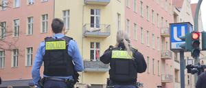 Einsturzgefährdet: Ein Haus in der Grunewaldstraße ist am Mittwoch evakuiert worden.