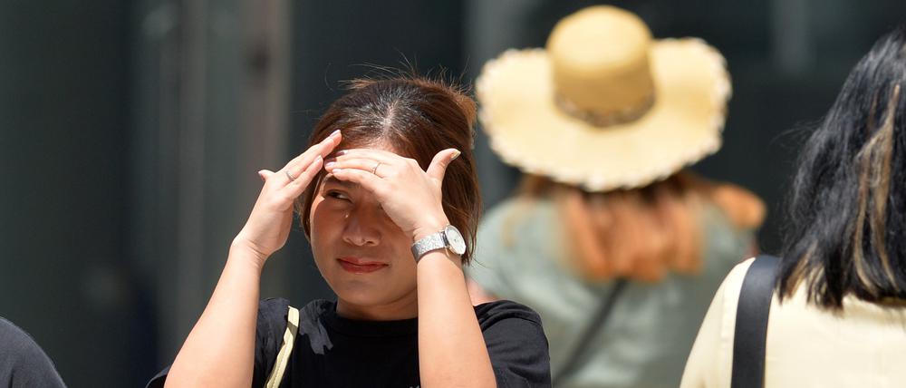 Auch in diesem Jahr setzten sich die Hitzewellen fort, wie hier im März in Thailand, wo die 40-Grad-Marke überschritten wurde. 