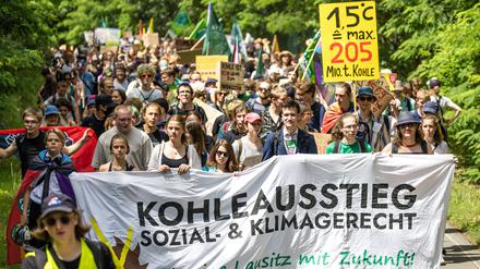 Demokratisch sind auch die Proteste gegen den Kohleabbau in der Lausitz.