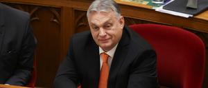 Ministerpräsident Viktor Orban im ungarischen Parlament