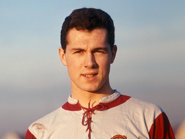 Franz Beckenbauers Spielerfoto aus der Saison 1963/1964.