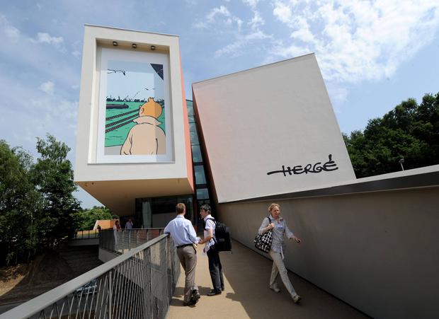 Der Eingangsbereich des Hergé-Museums.