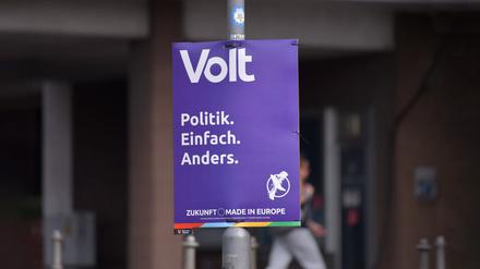 Volt ist in Deutschland in 61 Stadt- und Kommunalparlamenten vertreten. Für den Europawahlkampf hat die Partei große Pläne.