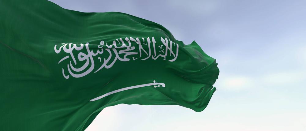 Die Saudi Arabische Nationalflagge