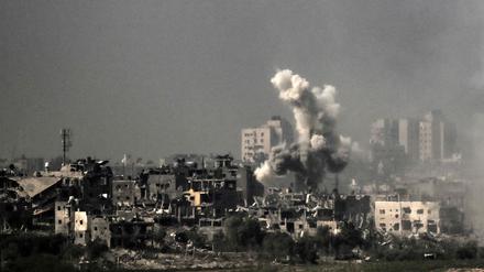 Der nördliche Gazastreifen erlebt seit Samstag heftige Luftangriffe.