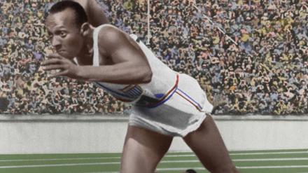 Jesse Owens war der umjubelte Sprintstar bei den Spielen 1936 in Berlin.
