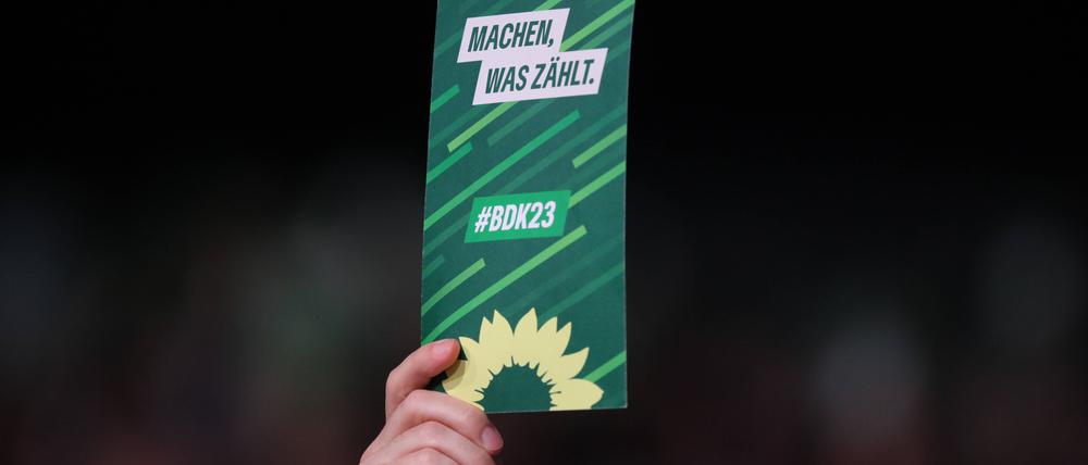 49. Bundesdelegiertenkonferenz der Partei Bündnis90/Die Grünen (Symbolbild). 