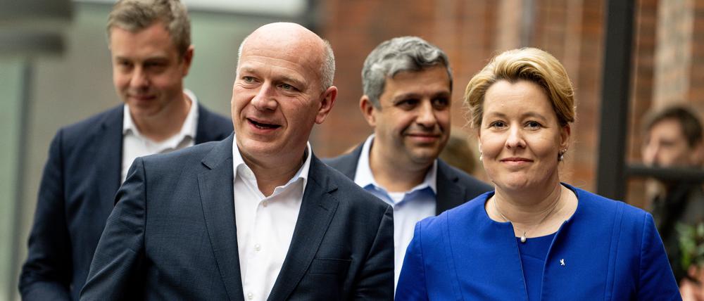 Kai Wegner (CDU) und Franziska Giffey (SPD).