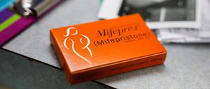 Mifepristone, the first medication in a medical abortion, is prepared for a patient at Alamo Women's Clinic in Carbondale, Illinois, U.S., April 20, 2023. REUTERS/Evelyn Hockstein