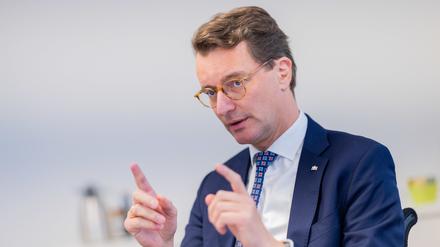 Der Ministerpräsident von Nordrhein-Westfalen, Hendrik Wüst (CDU).