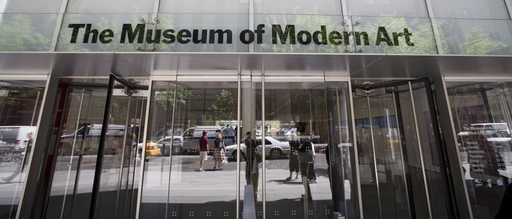 Der Eingang zum MoMA in New York