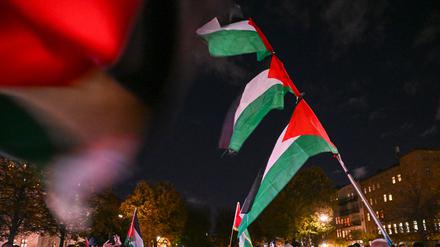 Eine pro-palästinensische Demo in Berlin (Symbolbild).