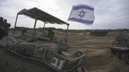 Israelische Soldaten im Gazastreifen. 
