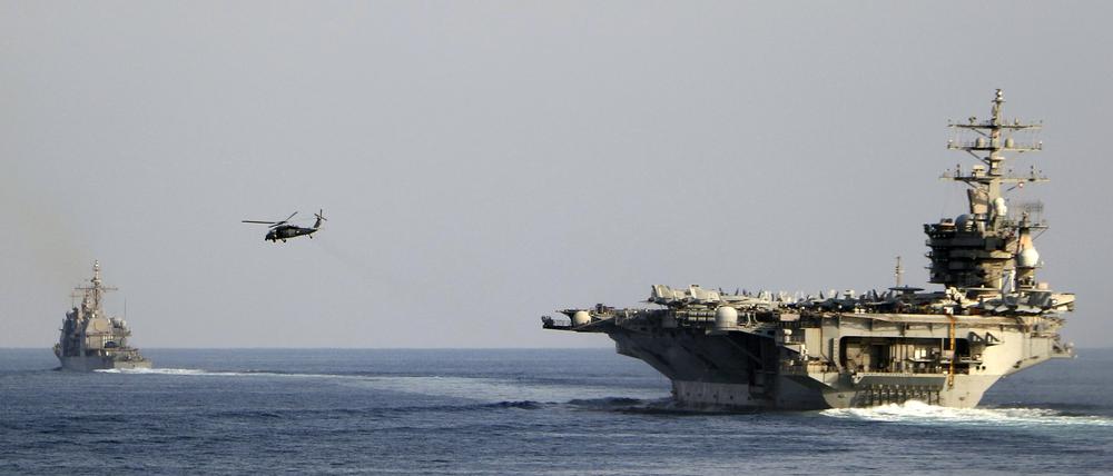 US-Kriegsschiffe im Persischen Golf: Teil eines größeren Einsatzes im Nahen Osten.