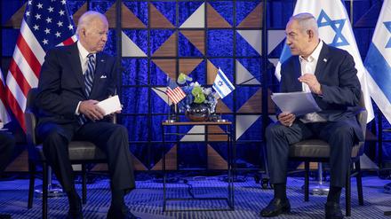 Das Verhältnis von Joe Biden (links) und Benjamin Netanjahu ist angespannt.