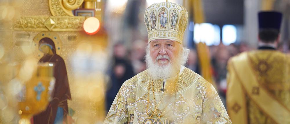 Der russisch-orthodoxe Patriarch Kyrill I. 