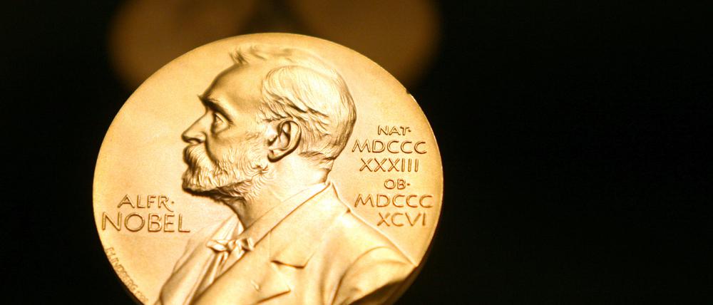 Nobelpreis: Eine Medaille mit dem Konterfei von Alfred Nobel.