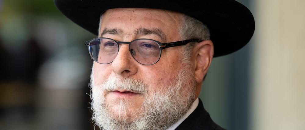 Der Präsident der Europäischen Rabbinerkonferenz: Pinchas Goldschmidt.