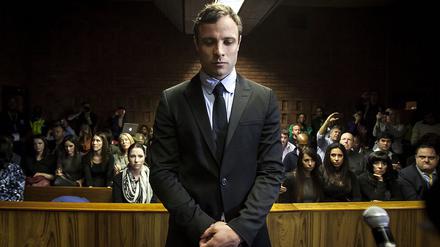 Der frühere südafrikanische Spitzensportler Oscar Pistorius bei einem Gerichtstermin im Jahr 2013.
