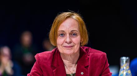  Petra Budke, Fraktionsvorsitzende der brandenburgischen Landtagsfraktion der Grünen, nimmt an der Landesdelegiertenkonferenz teil.