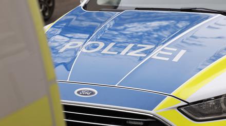 Symbolfoto Polizei, Einsatzwagen, Streifenwagen, blaulicht, Potsdam 04.12.2023 Foto: Sebastian Gabsch