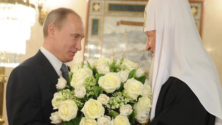 Wladimir Putin gibt sich christlich, wenn es seinen Interessen dient. 