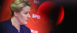 Muss um eine Mehrheit kämpfen: Der Kurs von SPD-Chefin Franziska Giffey ist im Berliner Landesverband umstritten. 