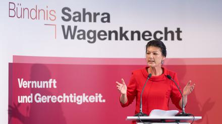 Parteivorsitzende Sahra Wagenknecht.