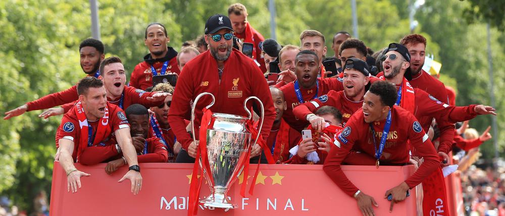2019 feierte Jürgen Klopp mit seinem Team den Gewinn der Champions League.