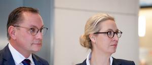 Die AfD-Vorsitzenden Alice Weidel und Tino Chrupalla.