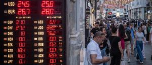 Schlechte Zahlen. Die Menschen in der Türkei leiden unter der Wirtschaftsmisere. (Archivbild)