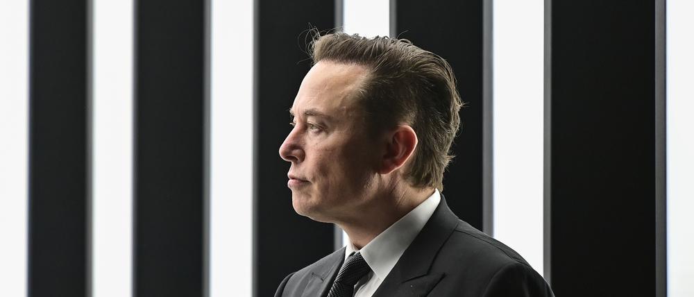 Elon Musk, Tesla-Chef, nimmt an der Eröffnung der Tesla-Fabrik Berlin Brandenburg teil. (zu dpa «Twitter-Aktionär startet Sammelklage gegen Elon Musk») +++ dpa-Bildfunk +++