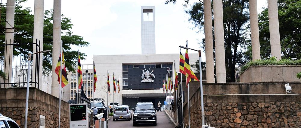 Parlaments-Gebäude in Uganda.