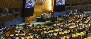 Generalversammlung der Vereinten Nationen.