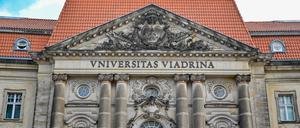 Das Hauptgebäude der Europa-Universität Viadrina. 