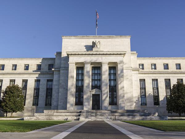 Das Gebäude der US-Notenbank Fed.